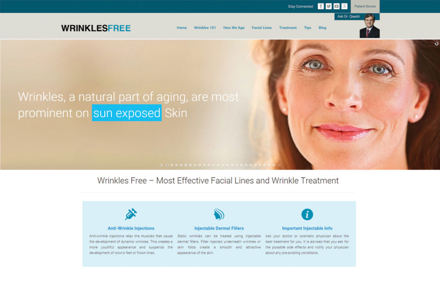 Wrinkles-Free-Website